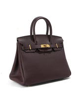 Jane – Premium-Handtasche aus echtem genarbtem Leder in Erdbraun