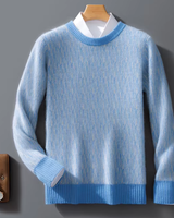 Jamie - Winterpullover für Männer mit unübertroffenem Komfort in Blau