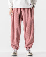 Cord-Baggy-Hose für Männer - Marcus in Rosa