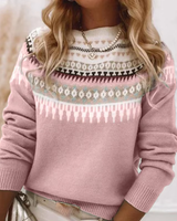 SELENE – Strickjacke für mühelosen Winterstil in Rosa