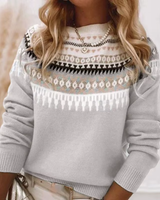 SELENE – Strickjacke für mühelosen Winterstil in Grau