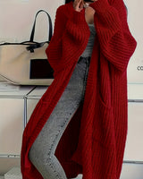 Ludivine – Jacke Mit Blumenstickerei Knopfleiste Und Rüschen Am Saum in Rot