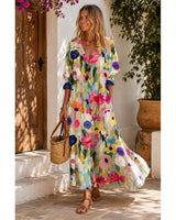 Zariah | Elegantes Maxikleid im Boho-Stil in Mehrfarbig 1
