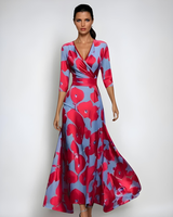 Annemiek – Luxuriöses Blumen Kleid in Blumenmuster 1