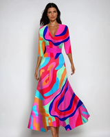 Annemiek – Luxuriöses Blumen Kleid in Blumenmuster 4