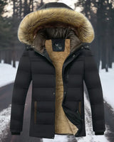 Fabian | Hochwertige Warmer Mantel in Schwarz
