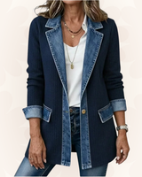 Teagan Damen Jacke in Marineblau