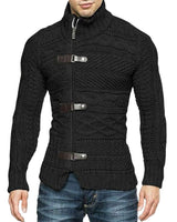 OSCAR KLASSICH STRICKPULLOVER in SCHWARZ