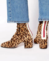 Eva™ | Elegante Stiefel mit Absatz in Leopardenmuster