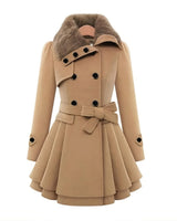 Premium Winterjacke für Damen in Kamel