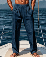 Timo | Atmungsaktive Baumwoll-Sporthose in Marineblau