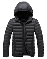 Leichte thermoisolierte Herrenjacke - Rayan in Schwarz