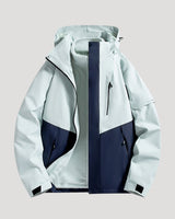 Edith | Damen Wasserdichte Outdoor Windbreaker Jacke in Dunkelblau
