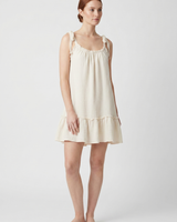 Helena | Lockeres Mini-Kleid mit Rückenausschnitt in Schwarz