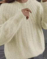 Drusilla |  Flauschiger Kaschmir-Strickpullover in Hellgelb