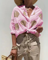 Lina | Bluse mit eleganten Stickereien in Rosa