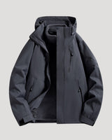 Edith | Damen Wasserdichte Outdoor Windbreaker Jacke in Schwarz