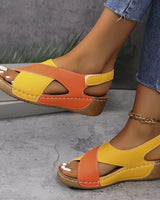 Nigella | Ultra bequeme Sandale in Orange