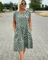 Quira - Soft-Touch-Sommerkleid in Grün