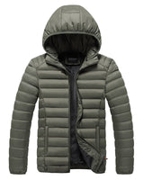 Leichte thermoisolierte Herrenjacke - Rayan in Militärgrün