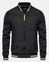 Hansen | Herren Winddichte Komfort Jacke – Windbreaker Herren Komfort in Schwarz
