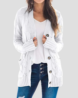Josephine | Kabelstrick-Cardigan in Weiß