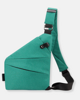 Liv | Sichere Schultertasche aus Nylon in Türkis