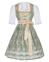 Damen Oktoberfest Dirndl Kleid - Gerlinde in Weiß