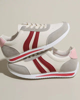 Eirene - Freizeit-Sneaker zum Schnüren in Rot