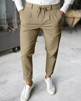 Krsto – High-End-Hosen MIT Hohem Bund in Khaki