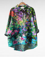 Elodie - Soft-Touch-Bluse mit floralem Muster in Druck 1