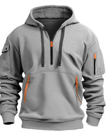 Stilvoller Hoodie 1+1 Gratis in Hellgrau