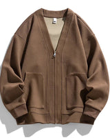 Kaido - Strick Jacke Houston in Braun