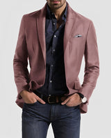 George - Stilvoller Herrenblazer mit Zweiknopfverschluss in Rosa
