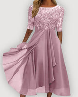 Doretta - Anmutiges Abendkleid in Rosa