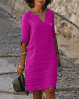 Abagail | Damen Modisches Kleid | Sommer in Rosa