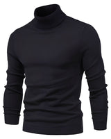 Harvey - Eleganter Rollkragenpullover in Schwarz
