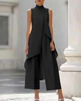 Maryam - Elegantes Langes Kleid in Schwarz