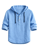 ANGEL | Luxus-Kapuzenshirt in Blau