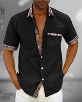 Henrick - Ein elegantes und bequemes Herren-Sommerhemd in Schwarz