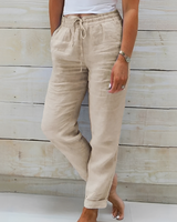 Marcy - Schicke Sommerhose für Damen in Khaki
