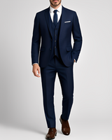 Juliane - Eleganter dreiteiliger Herrenanzug in Marineblau