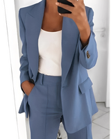 Alexes - Damenanzug mit Blazer und Hose in Blau