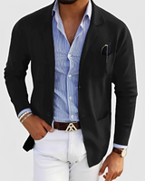 Toby - Klassischer Blazer mit Knöpfen in Schwarz