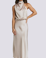 Chrissy - Elegantes Cocktailkleid für Damen in Aprikose