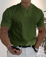 Stillan - Stilvolles Herren-Poloshirt in Armee grün