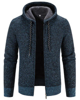 Alarik - Strickjacke für Männer in Blau