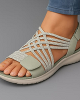 Heidi | Orthopädische Sandale für Damen in Grün