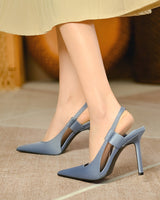 Jamie - Stilvolle Slingback-Sandalen für Damen in Blau