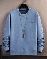 Niko - Eleganter Winterpullover für Männer in Blau